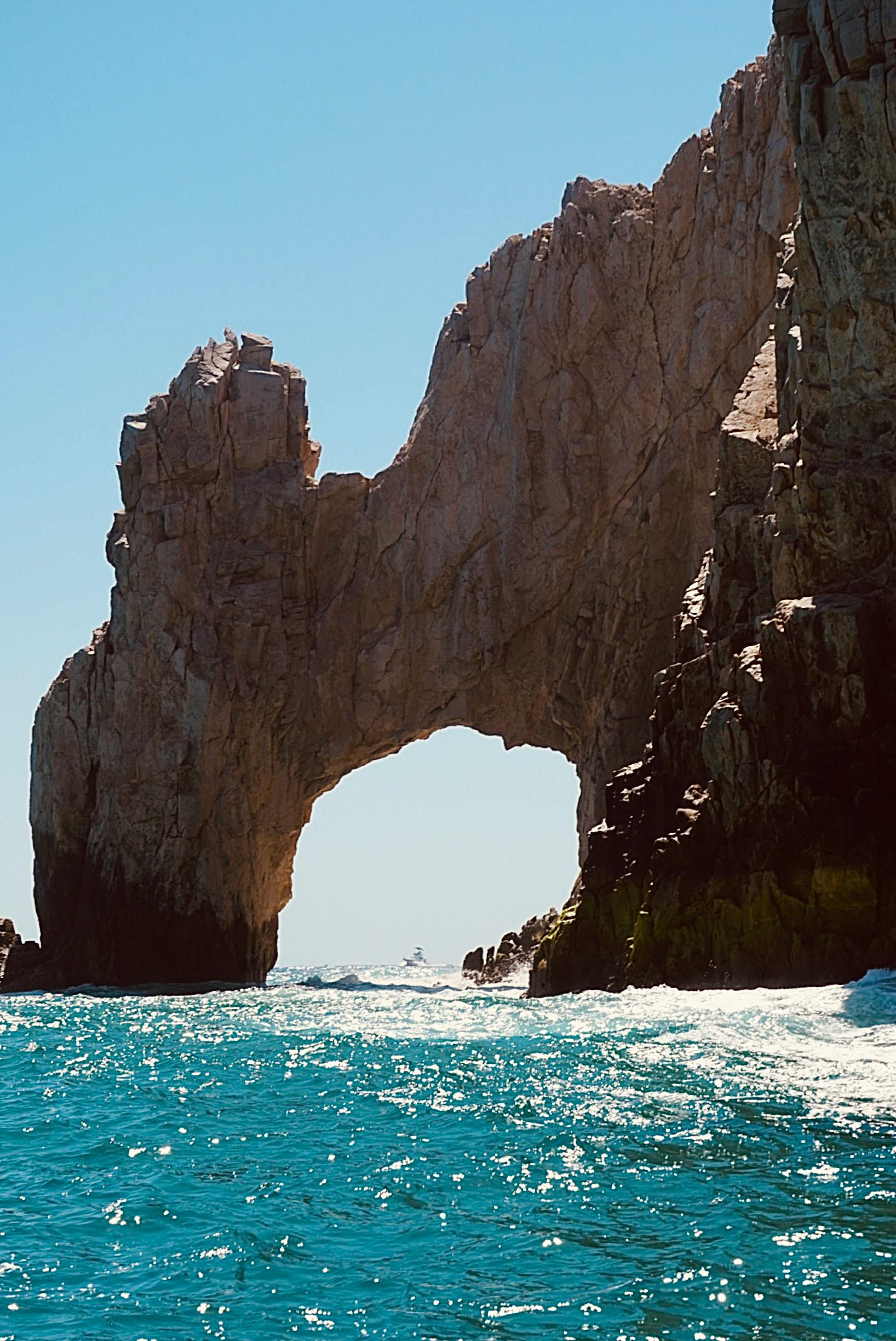 Breathtaking view of the iconic El Arco rock formation at Cabo San Lucas, Mexico